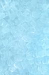 Fresh Cool Ice Cube In Blue Light Stock Photo