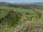 Ronda, Andalucia/spain - May 8 : View Of The Countryside From Ro Stock Photo