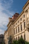 Bucharest/romania - September 21 : Headquarters Of National Bank Stock Photo