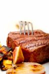 Grilled Beef Filet Mignon Stock Photo