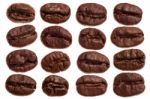 Coffee Beans Isolated On White Stock Photo