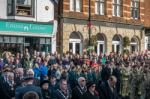 Memorial Service On Remembrance Sunday In East Grinstead Stock Photo