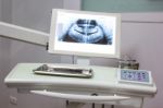 Dentist X-ray Film Stock Photo