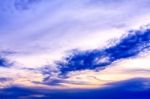 Twilight Sky Background Stock Photo