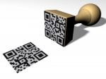 QR Code Stock Photo