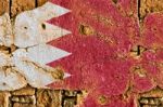 Grunge Flag Of Bahrain Stock Photo