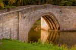 Lesbury Northumberland/uk - August 14 : The Old Mill Bridge At L Stock Photo