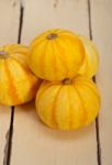 Fresh Yellow Pumpkin Stock Photo