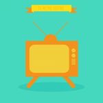 Television Tv Retro. . Eps10 Stock Photo