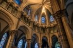 Interior View Of Canterbury Cathedral Stock Photo