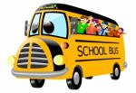 School Bus Stock Photo