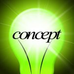 Concepts Concept Indicates Thoughts Invention And Theory Stock Photo