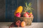 Fruits On The Table Stock Photo