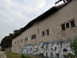 Rundown Ruins Of A Factory Building Stock Photo