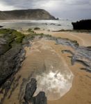 Beach Of Castelejo Stock Photo