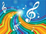 Music Background Indicates Text Space And Artistic Stock Photo