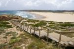 Beautiful Coastline Of Sagres Stock Photo