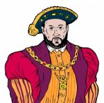 Henry Viii Front Stock Photo