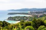 Hat Kata Karon Viewpoint In Phuket Island Stock Photo