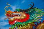 Dragon Chinese In Thailand Stock Photo