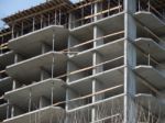 Construction Of A Residential Building In A Building Stock Photo