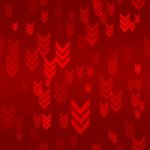 Down Red Arrow Seamless Pattern Background Stock Photo