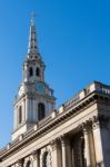 St Martin-in-the-fields Church  Trafalgar Square Stock Photo