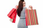 Young Shopaholic Female Stock Photo