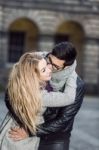 Attractive Young Couple In Love Stock Photo