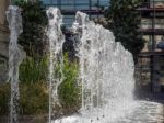 Granada, Andalucia/spain - May 7 : Fountain Surrounding The Monu Stock Photo