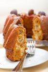 Chestnut Cake Bread Dessert Stock Photo