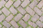 Grass Stone Floor Texture Pavement Design Stock Photo