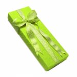 Green Gift Box Stock Photo