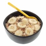 Healthy Breakfast Isolated Stock Photo