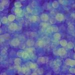 Blue Abstract Background Of Blurred Lights With Bokeh Effect Stock Photo