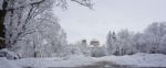 Winter Look To St. Alexander Nevsky Cathedral, Sofia, Bulgaria Stock Photo