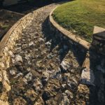 Large Stone Structure Landmark In Ipswich, Queensland Stock Photo