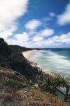 Frenchmans Beach On Stradbroke Island, Queensland Stock Photo