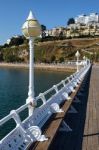 Torquay, Devon/uk - July 28 : The Pier In Torbay Devon On July 2 Stock Photo