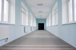 Empty Hall In Office Building Stock Photo