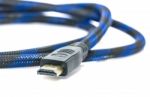 Hdmi Cable On A White Background Stock Photo