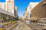 Traffic In The Downtown City Of Cape Town, South Africa Stock Photo