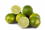 Green Limes Stock Photo