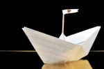 Le Bateau De Papier Stock Photo