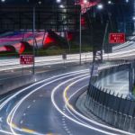 Gateway Bridge Motorway In Brisbane Stock Photo