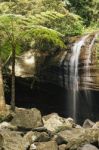 Serenity Falls In Buderim Stock Photo