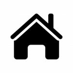 Home Icon -  Iconic Design Stock Photo