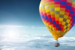 Colorful Hot Air Balloon Stock Photo