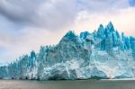 Early Morning On The Glacier Perito Moreno, Argentina Stock Photo