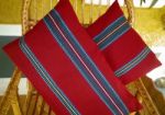 Vintage Pillowcase Handwoven Stock Photo